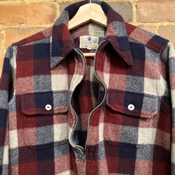 Vintage Bape Quarter-zip Flannel - Picture 2 of 8